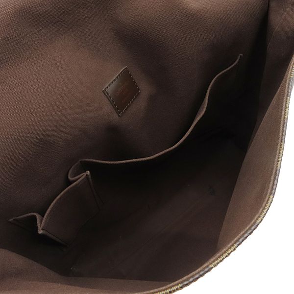 Louis Vuitton Shoulder Bag Brooklyn MM Damier Canvas Damier Gold Hardware Brown