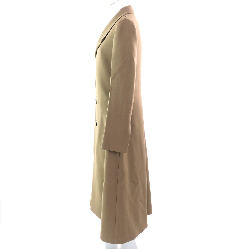 Bottega Veneta 2020 640690 Gold Hardware Maxi Length Long Coat Brownish 40 Made