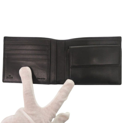 Fendi Zucca 7m0001 Canvas Black Bifold Wallet Black 0887 Fendi