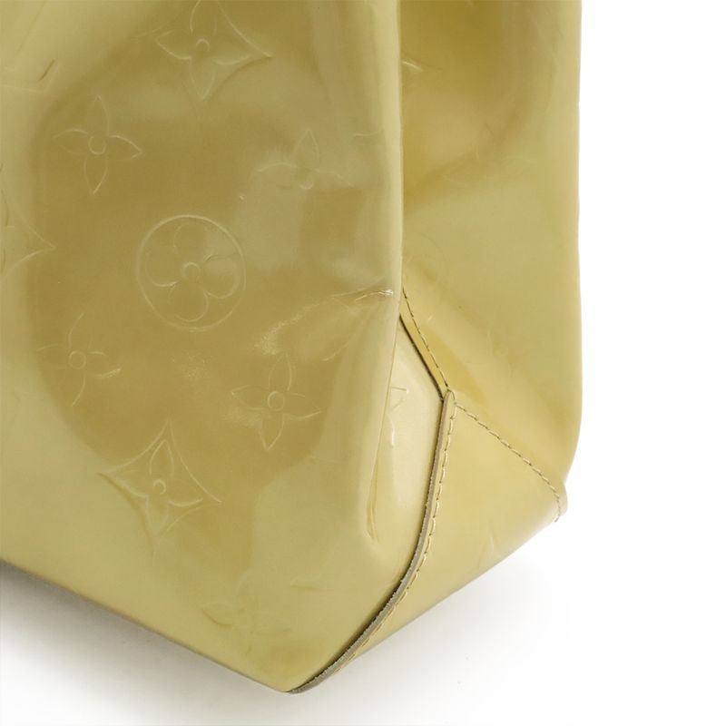 Louis Vuitton Monogram Vernis Reed PM Handbag Tote Mini Tote Enamel Patent