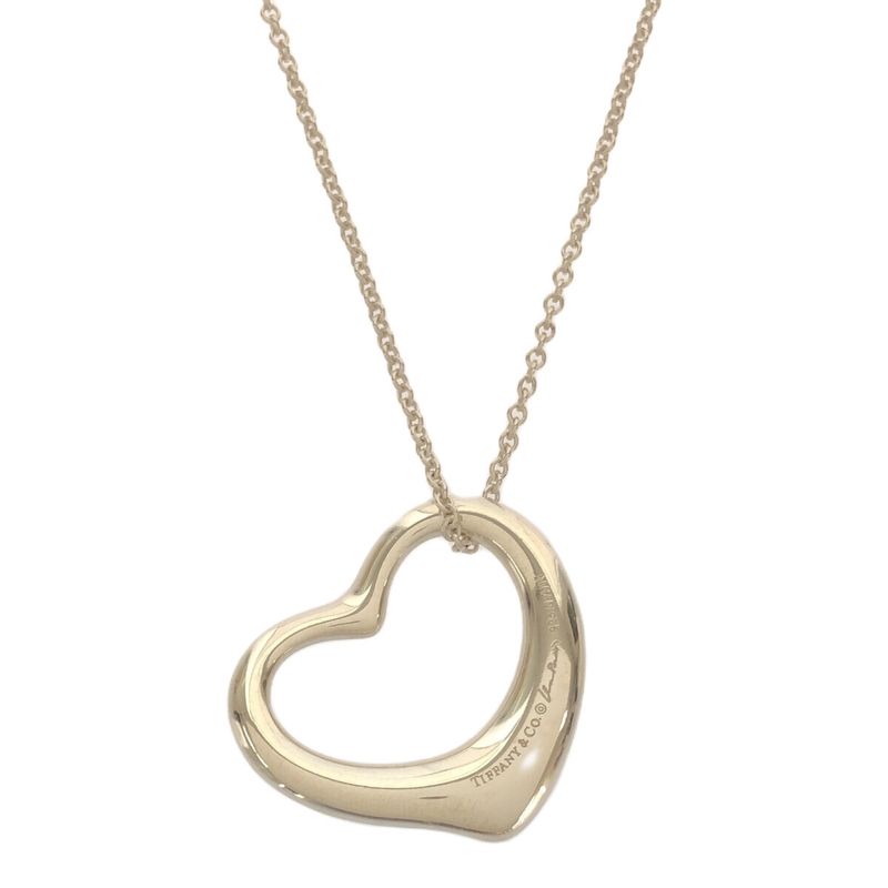 Tiffany & Co Tiffany & Co Open Heart Necklace Pendant Elsa Peretti Sv925 Silver