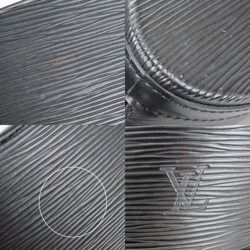 Louis Vuitton Tote Bag Saint-jacques M52272 Epi Leather Noir Black Gold