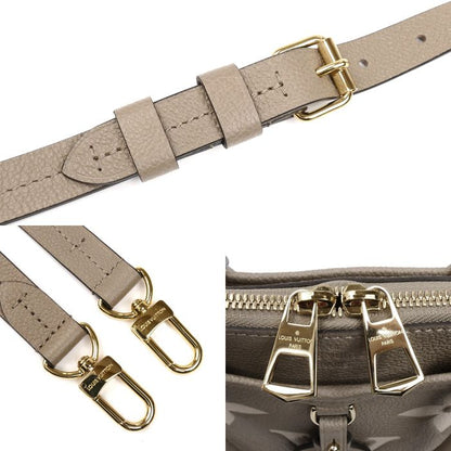 Louis Vuitton Bicolor Trianon PM 2way Shoulder Bag Monogram Empreinte Beige
