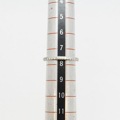 Tiffany & Co Ring Novo Half Eternity Pt950 Platinum Diamond #75 Ladies