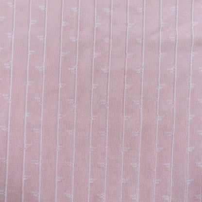 Fendi 2023 Fzq689 Logo-striped Knit Long Skirt Pink 40 Genuine