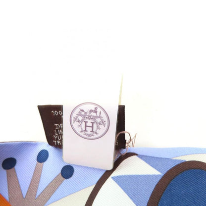Hermes Parade EN Fanfare Parade EN Fanfare 100% Silk Brun/bleu/vert Scarf With
