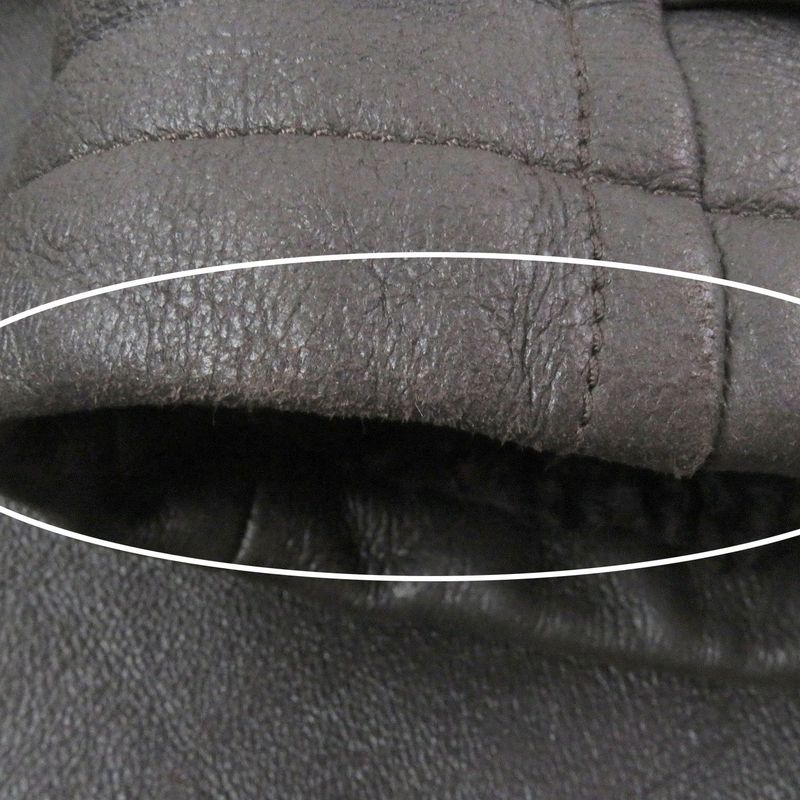 Louis Vuitton 100% Sheepskin Long Length Mouton Coat Brown 46 Made In France