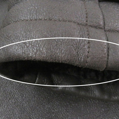 Louis Vuitton 100% Sheepskin Long Length Mouton Coat Brown 46 Made In France