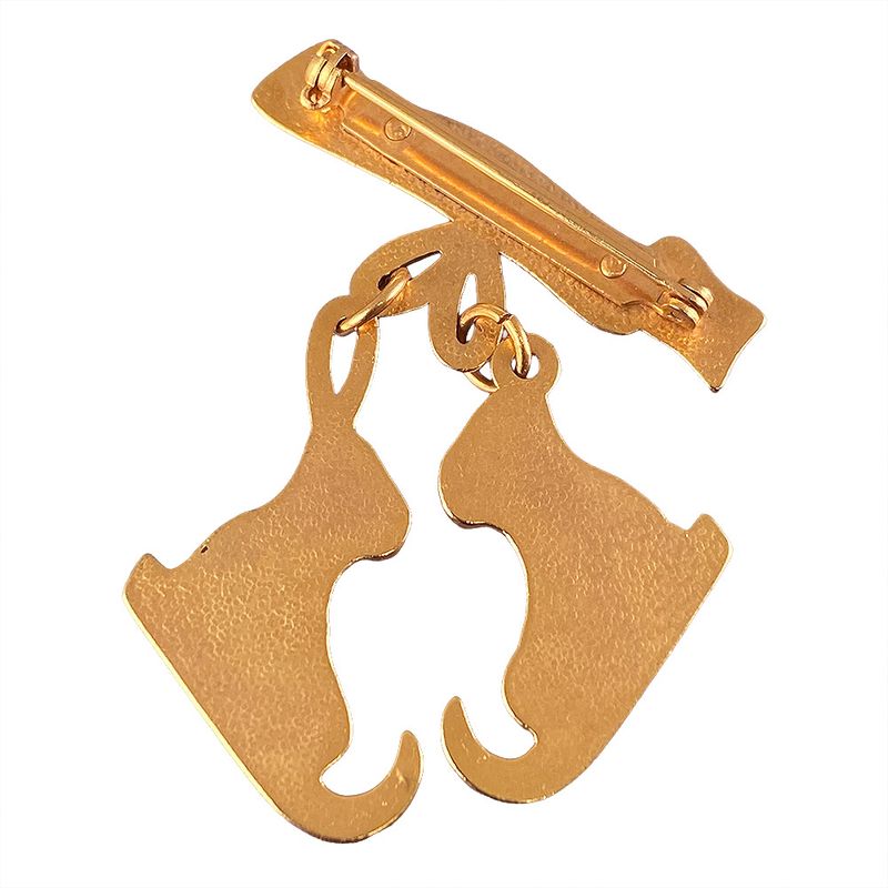 Hermes Skate Shoes Motif Brooch