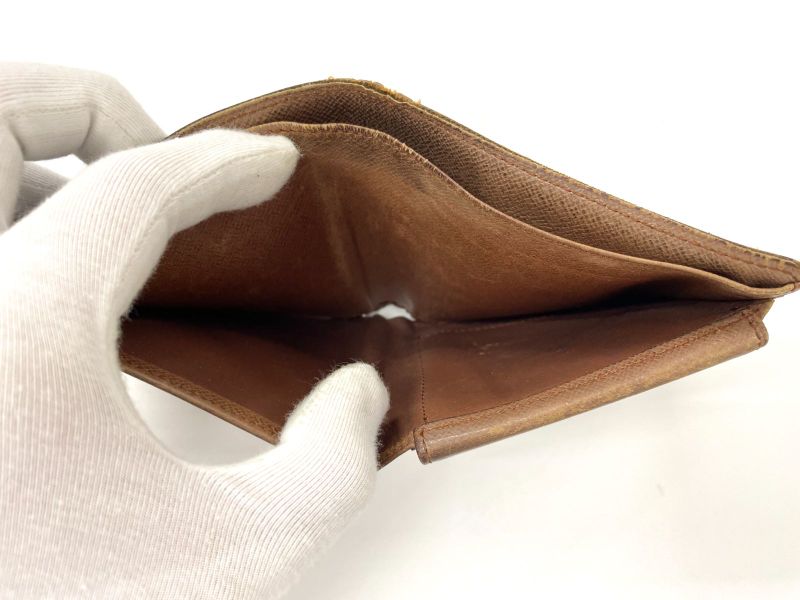 Louis Vuitton Monogram Portefeuille Marco Bifold Wallet M61675 Brown Made In