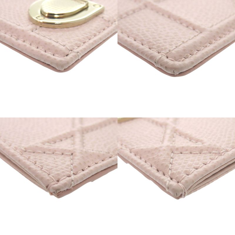 Christian Dior Leather Pink Card Case 0786 Christian Dior