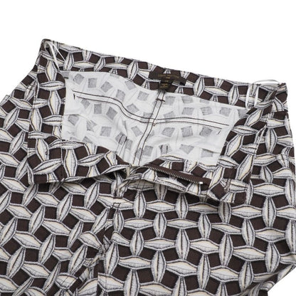 Louis Vuitton Pants Size 34 All Over Patterned Straight Stretch Cropped Pants