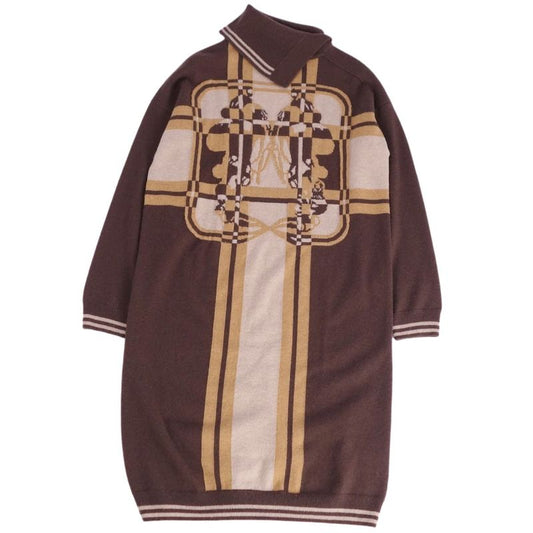 Hermes Dress 23AW Knit Long Sleeves Long Sleeves