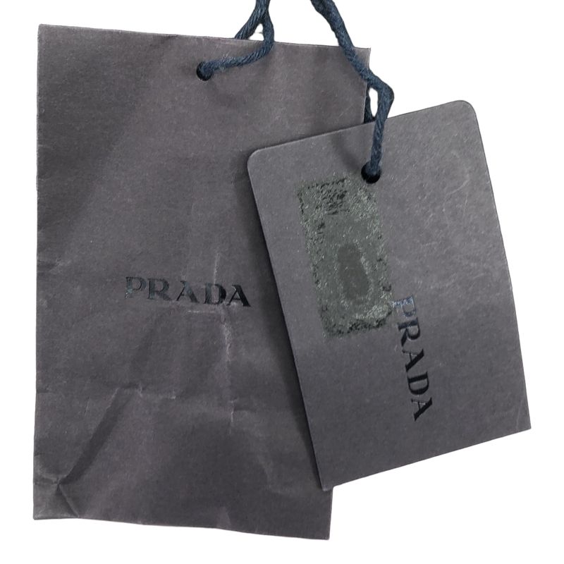 Prada - Logo Rubber Patch Slacks - S - Black - Women's