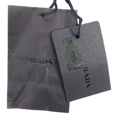 Prada - Logo Rubber Patch Slacks - S - Black - Women's