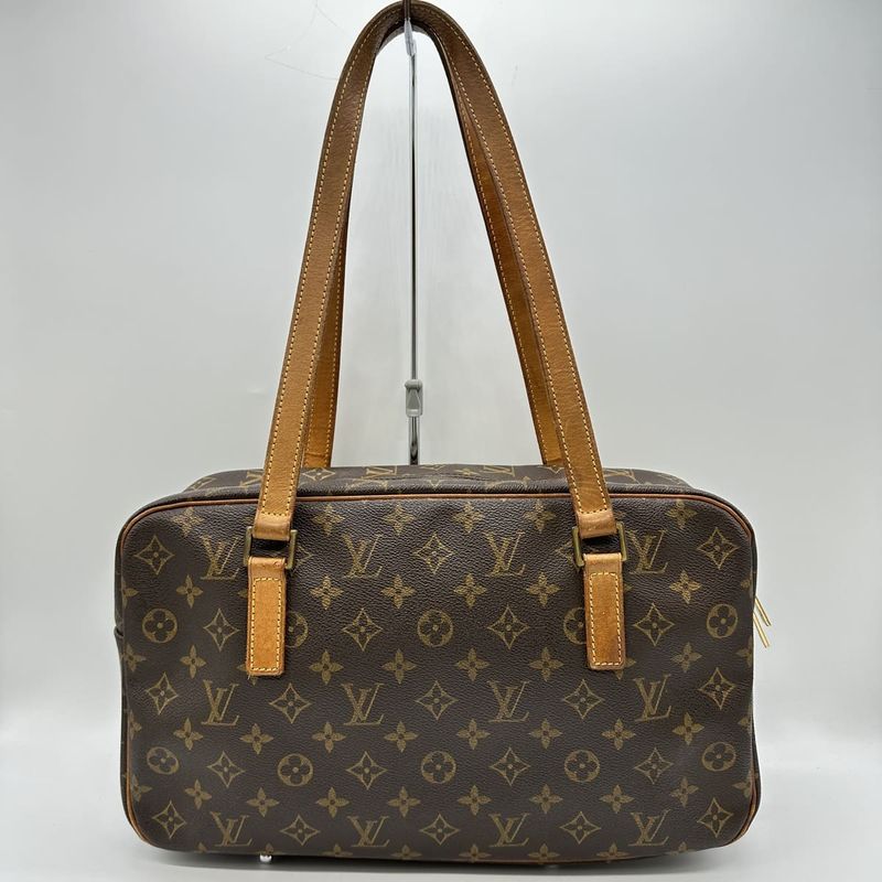 Louis Vuitton M51181 Cité GM Tote Bag Shoulder Bag Brown Monogram Leather