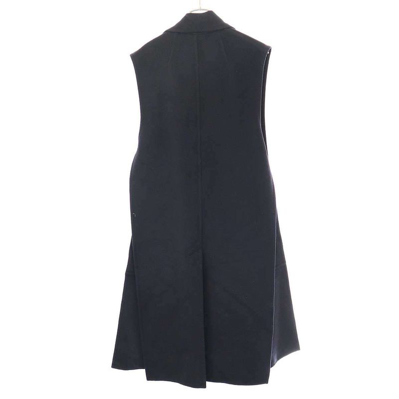Celine by Phoebe Philo Cashmere Long Vest 2 8p40 6700 Navy 36