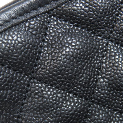 Chanel Matelasse Chain Shoulder Silver Hardware 2WAY Shoulder Bag Grained