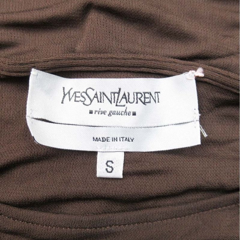 00s YVES Saint Laurent Rive Gauche Yves Saint Laurent French Sleeve Stretch Cut