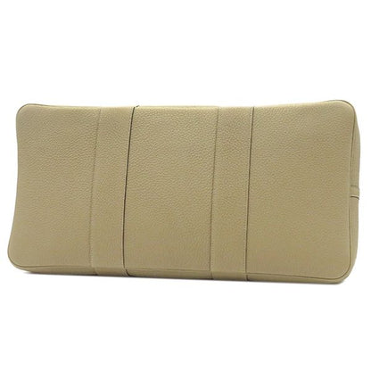 Hermes Tote Garden Party GM Negonda Toile Militaire Pouss Iere Silver Hardware