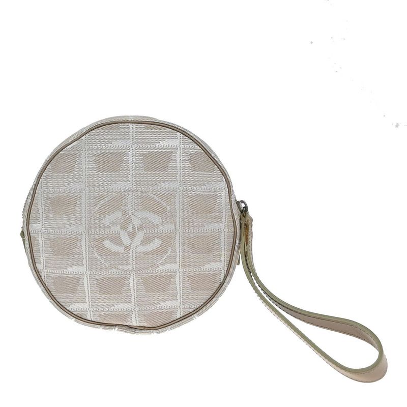 Chanel New Travel Line CC Pouch Beige 64ka682