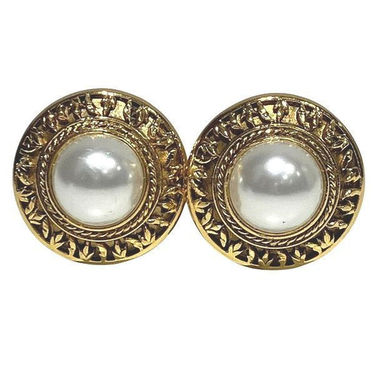 Chanel 2560 Faux Pearl Branded Accessories Earrings Ladies