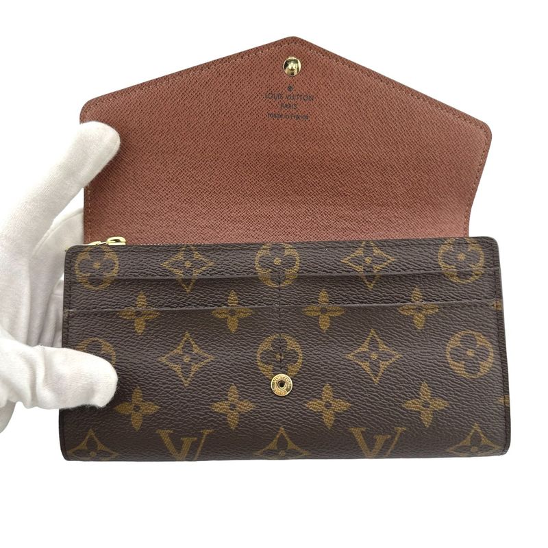 Louis Vuitton M60531 Monogram Wallet Portefeuille-sarah Long Wallet Louis