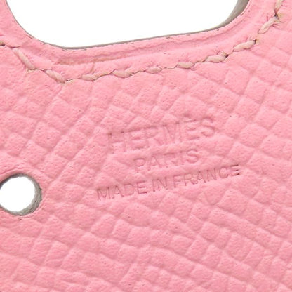 Hermes Small Accessories de Ring Vaux Epson Rose Confetti Earphone Holder