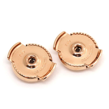 Hermes Earrings Hermes Clous de H Diamonds 18k Pink Gold Diamonds Pink Gold