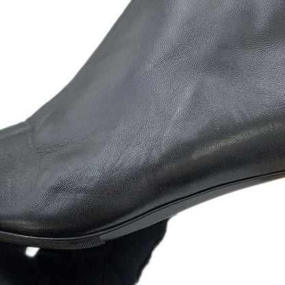 Chanel Long Boots CC Logo Quilted 39C Shoes