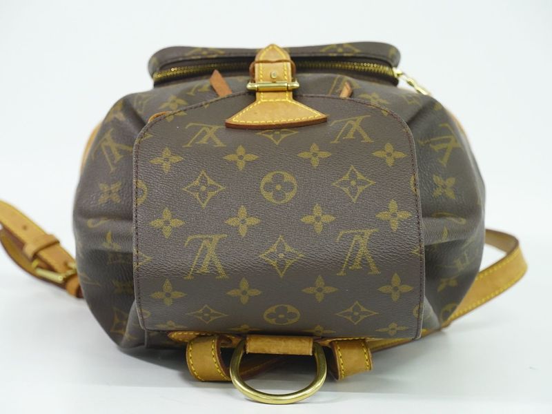 Authentic Louis Vuitton LV Montsouris MM Backpack Sac Backpack Monogram Brown