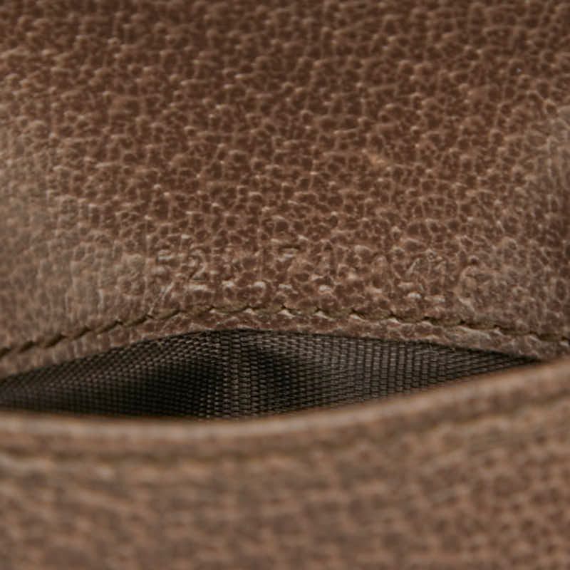 Gucci GG Supreme Ophidia 523174 Beige Brown PVC Leather Women's Gucci