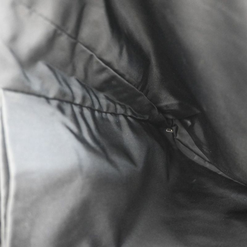 Prada Hand Bag Tote Bag Logo Nylon Black 67ka853