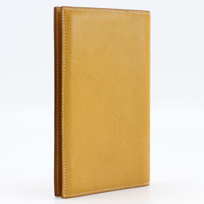 Hermes Agenda Vision Chevre Yellow □L Unisex Notebook Cabas