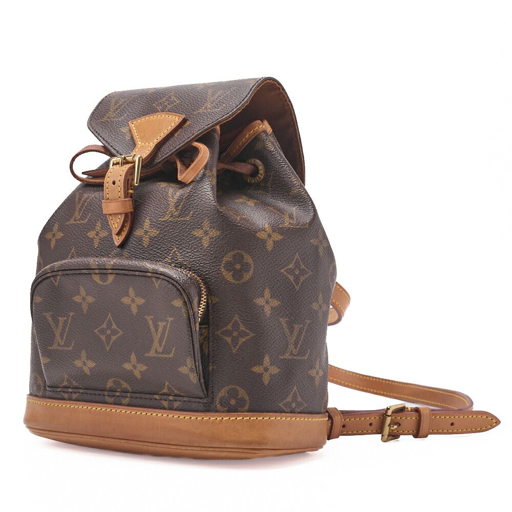 Louis Vuitton Monogram Montsourisー Mini Backpack Brown (gold Hardware) Shoulder