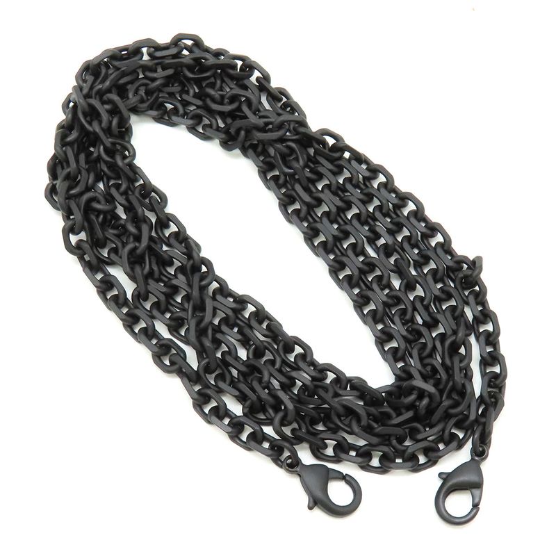 Christian Dior Chain Wallet Saddle Nano Leather Black Matte Black Hardware