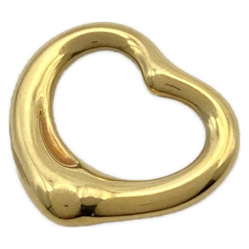 Tiffany & Co Pendant Top Open Heart 18K Yellow Gold