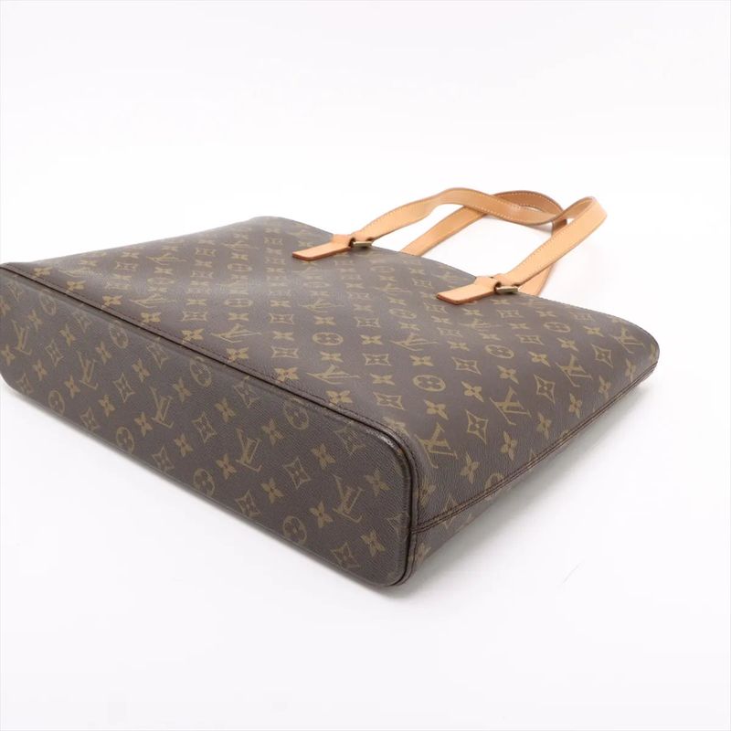 Louis Vuitton Monogram Luko M51155 Leather Tote Bag Shoulder Hand A4 Brown