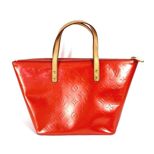 Louis Vuitton Tote Bag Bellevue PM M93670 Monogram Vernis Orange Sunset Orange