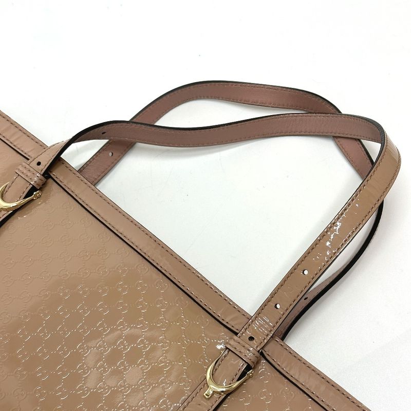 Gucci Tote Bag Micro GG 336776 Enamel Beige