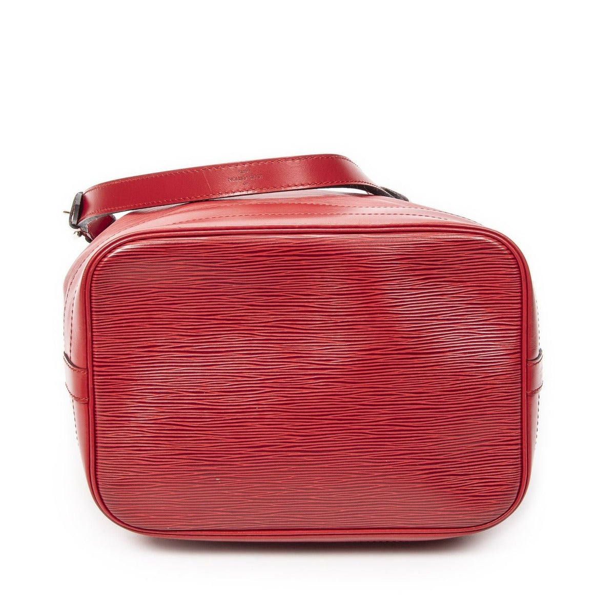 Louis Vuitton Noe Red Epi Handbag — view 6