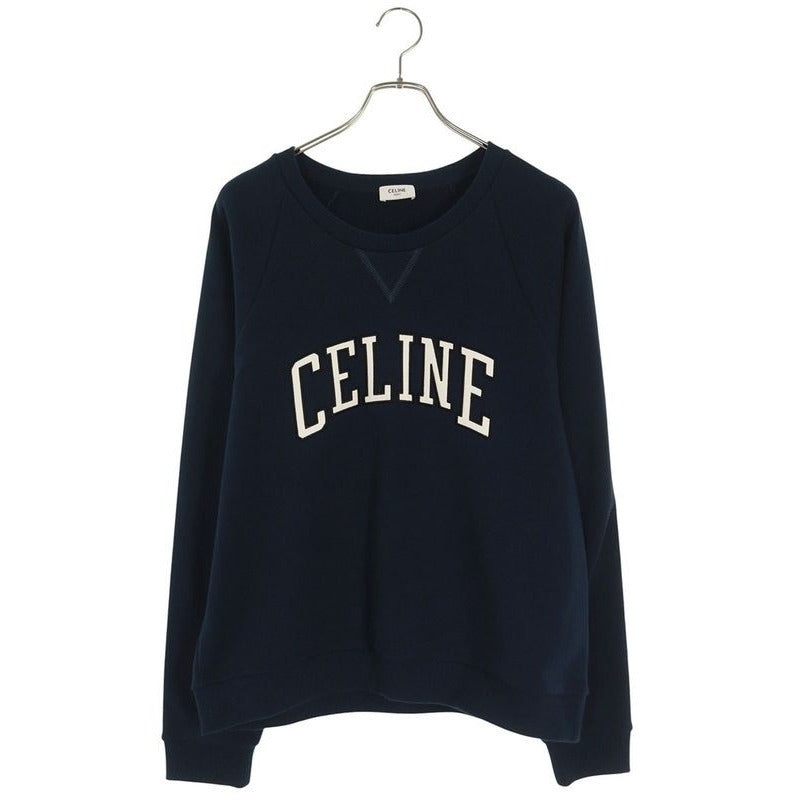 Celine 25 AW Ry0 Hd670 Q Logo Wappen Sweatshirt XL