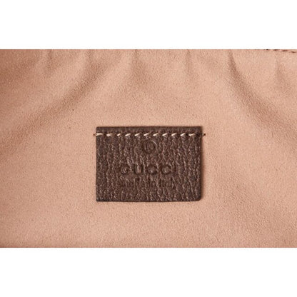 Gucci Brand Bag Clutch Pouch GG Supreme Brown Beige — view 8