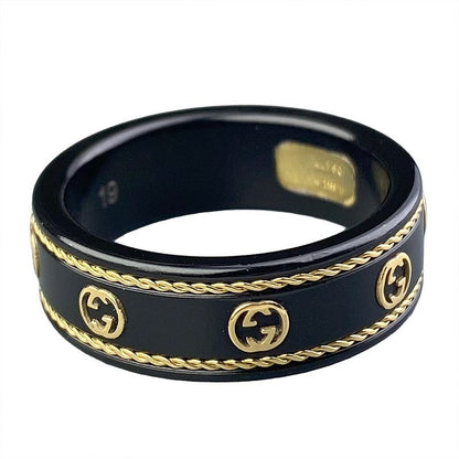 Gucci Interlocking Coco Mark Pierced Earrings Ring