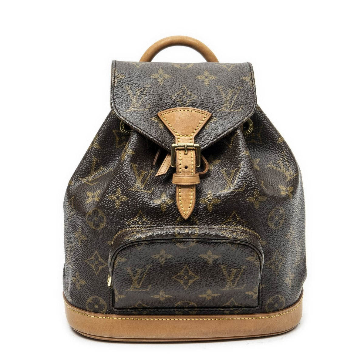 Louis Vuitton Montsouris Brown Monogram Canvas Shoulder Bag