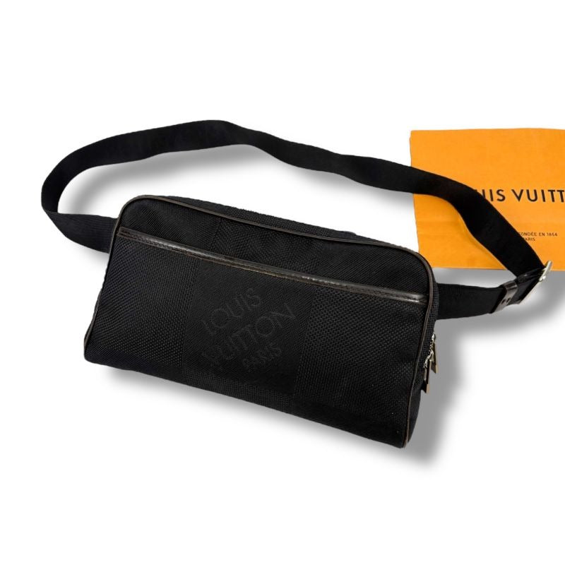 Louis Vuitton Crossbody Bag Shoulder Damier Geant Acrobat Canvas Black