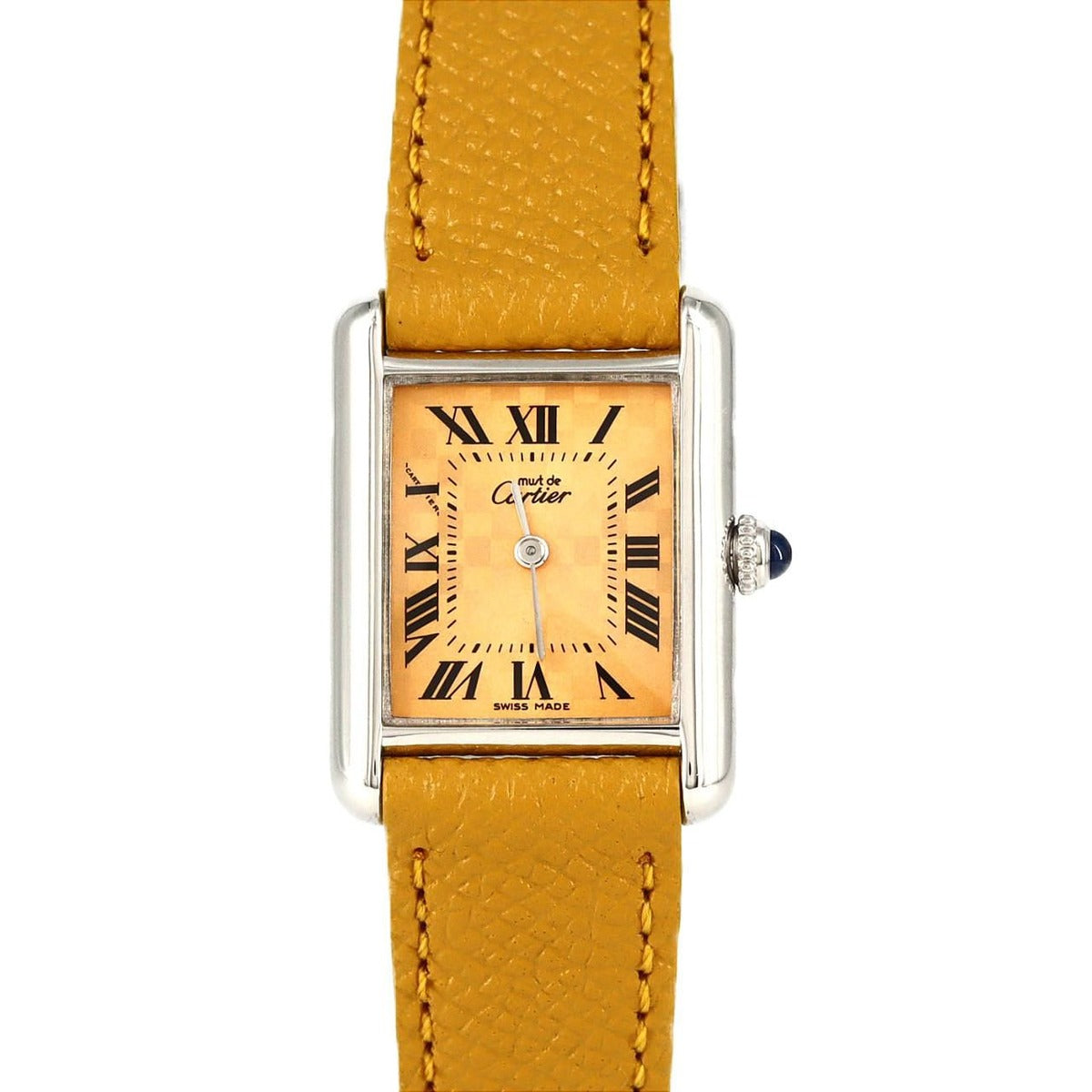 Cartier Must Tank SM Silver Quartz Bracelet Dial Color