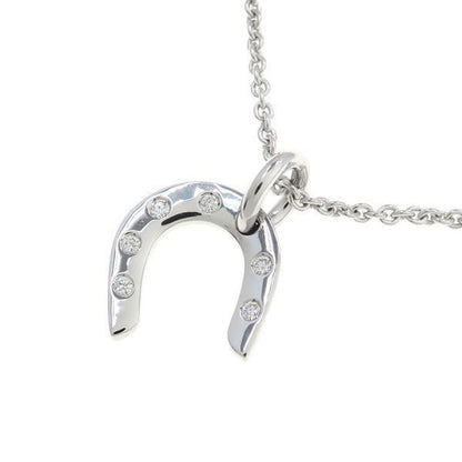 Hermes Horse Shoe Necklace Diamond
