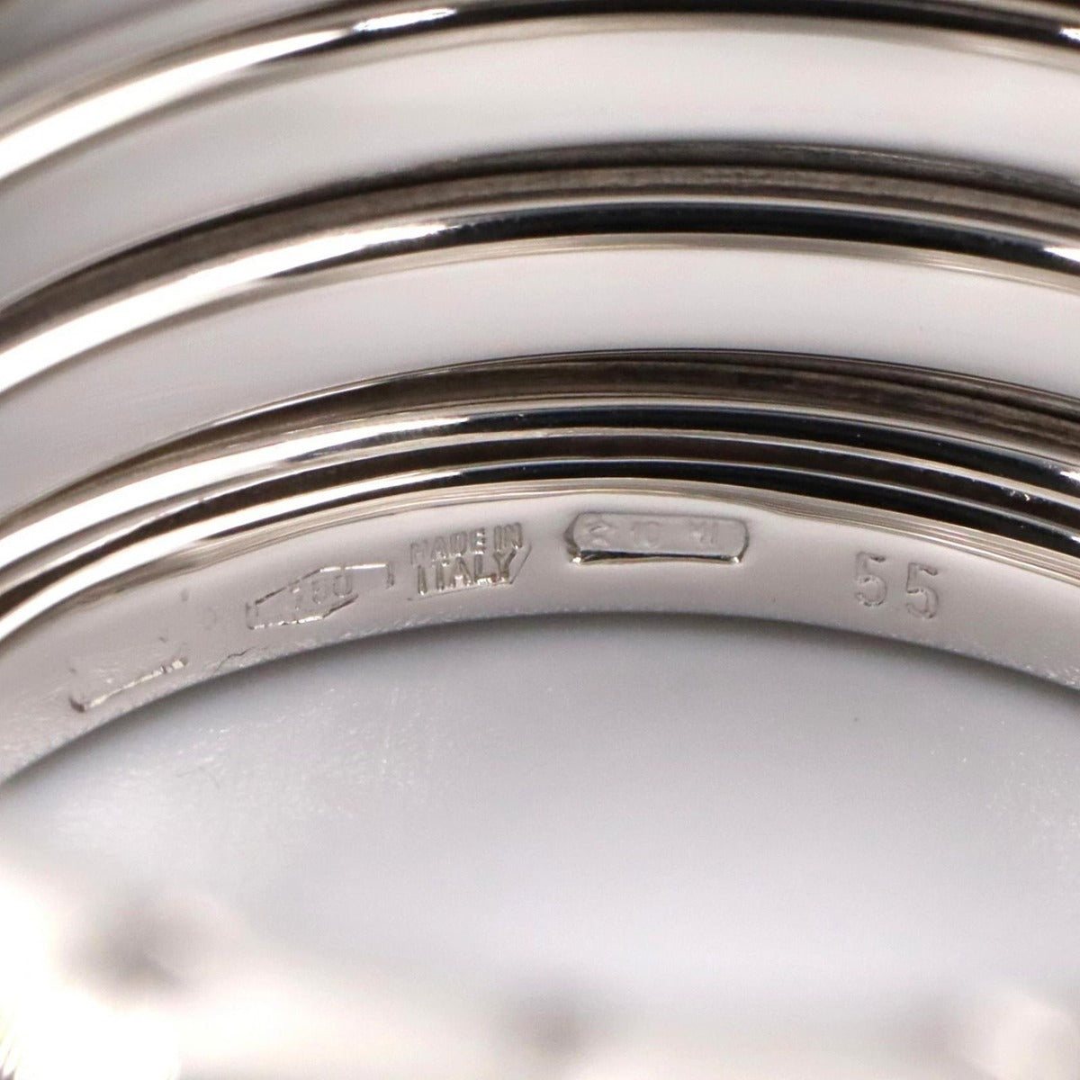 Bvlgari Ring B-zero One Band 18K White Gold — view 3