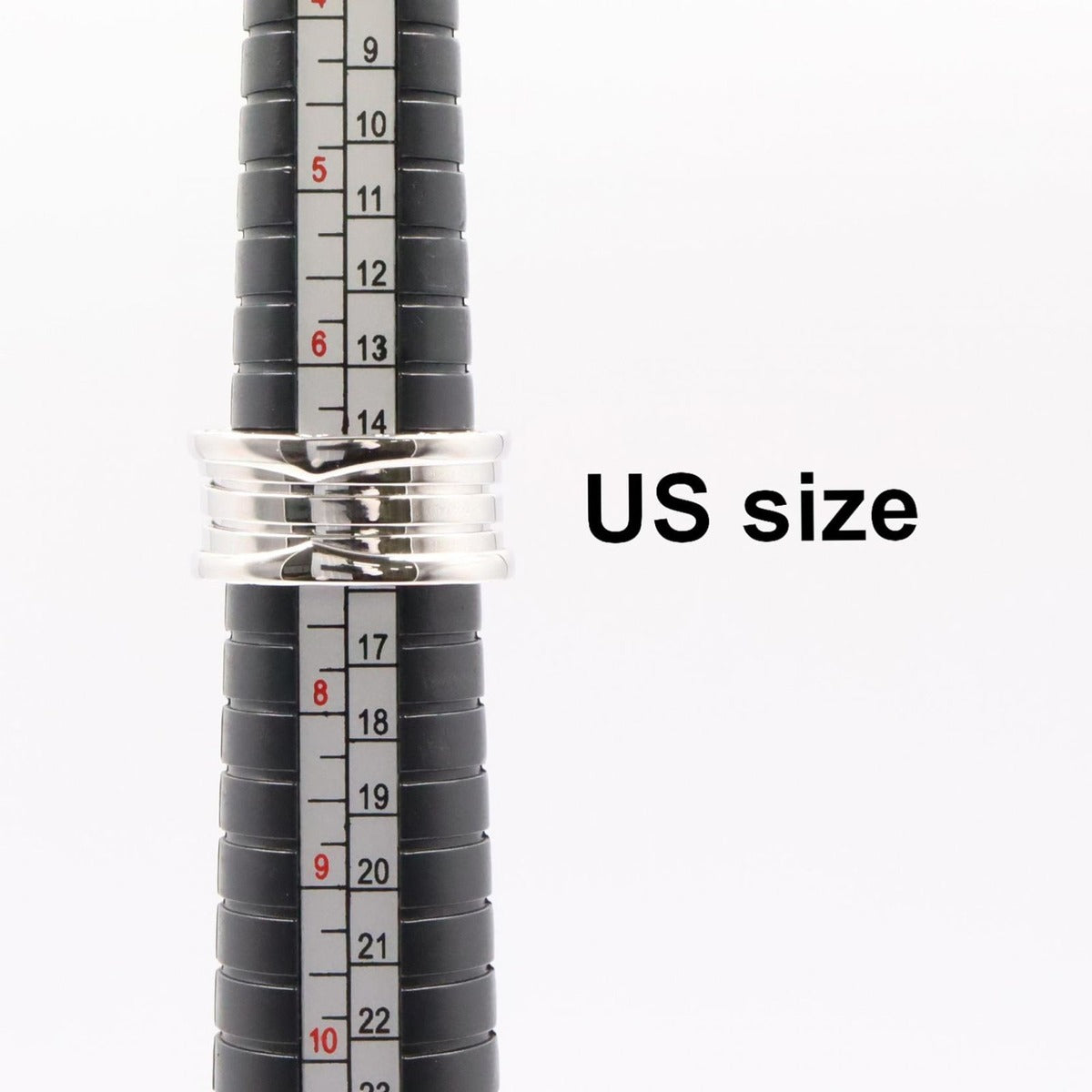 Bvlgari Ring B-zero One Band 18K White Gold — view 6